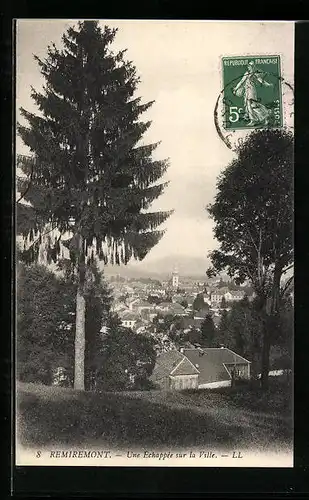 AK Remiremont, Une Échappée sur la Ville