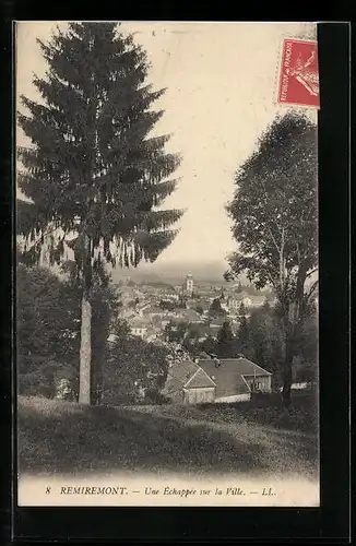 AK Remiremont, Une Échappée sur la Ville