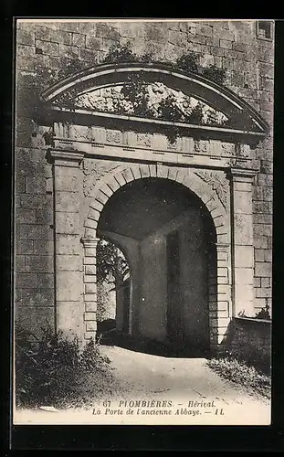AK Plombières, Hérival, La Porte de l`ancienne Abbaye