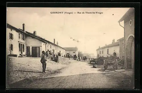AK Girmont, Rue de Thaon-les-Vosges