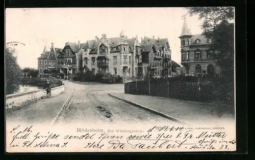 AK Hildesheim, Strasse am Mühlengraben