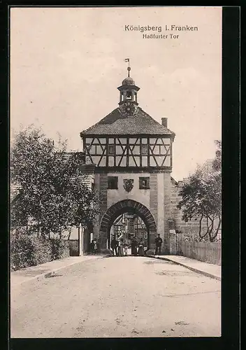 AK Königsberg /Franken, Hassfurter Tor