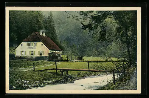 AK Stadtsteinach, Waldhaus Oberer Hammer im Steinachtal
