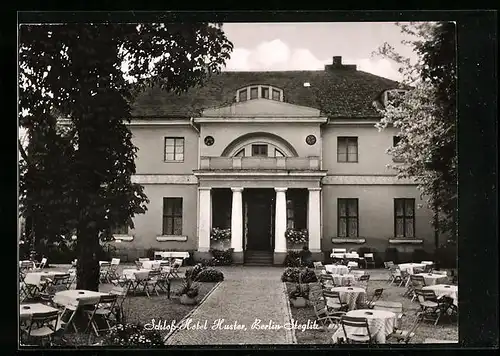 AK Berlin-Steglitz, Schloss-Hotel und Restaurant Huster, Schlossstrasse 48