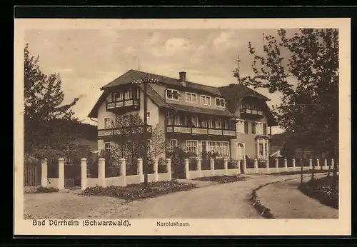 AK Bad Dürrheim, Hotel Karolushaus
