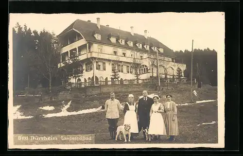 AK Bad Dürrheim, Angestellte vor dem Landessolbad