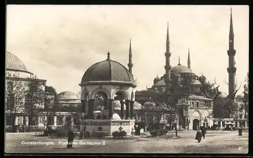 AK Constantinople, Fonatine Guillaume II.