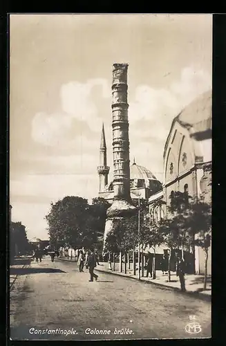 AK Constantinople, Colonne brulée