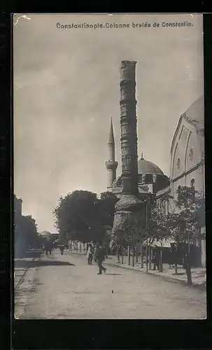 AK Constantinople, Colonne brulée de Constantin