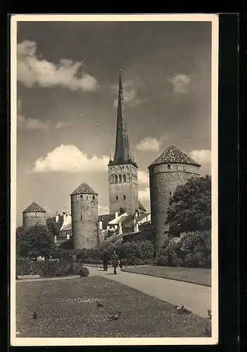 AK Tallinn, Blick auf die Festungstürme