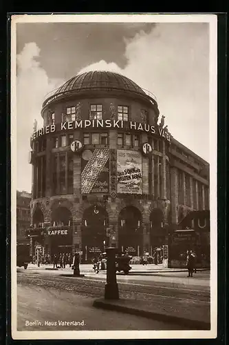 AK Berlin-Tiergarten, Kempinski Haus Vaterland