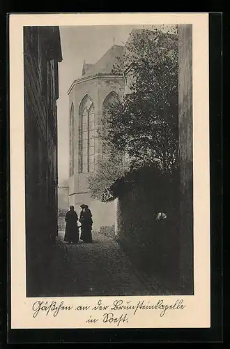 AK Soest, Gässchen an der Brunsteinkapelle