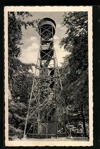 AK Bad Pyrmont, Ansicht vom Spelunkenturm