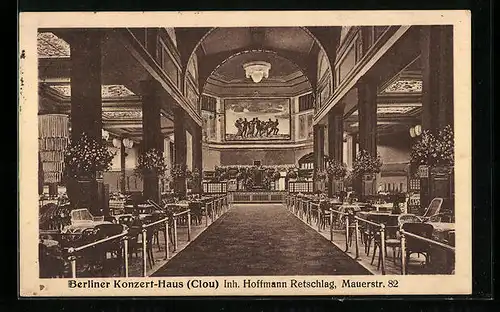 AK Berlin, Konzert-Haus Clou, Mauerstr. 82