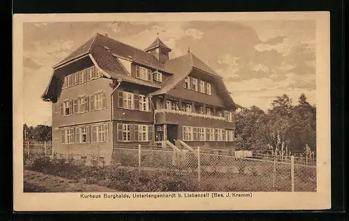 AK Unterlengenhardt b. Liebenzell, Kurhaus Burghalde von J. Kramm