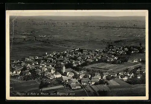 AK Marlen b. Kehl, Teilansicht, Fliegeraufnahme