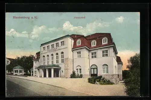 AK Blankenburg a. H., Hotel Fürstenhof