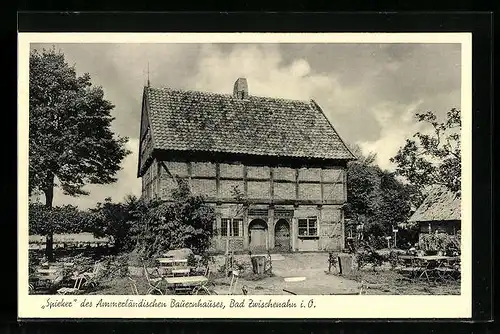 AK Bad Zwischenahn i. O., Gasthaus Spieker des Ammerländischen Bauernhauses