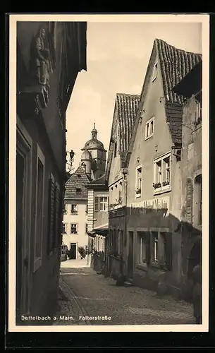 AK Dettelbach a. Main, Blick in die Falterstrasse