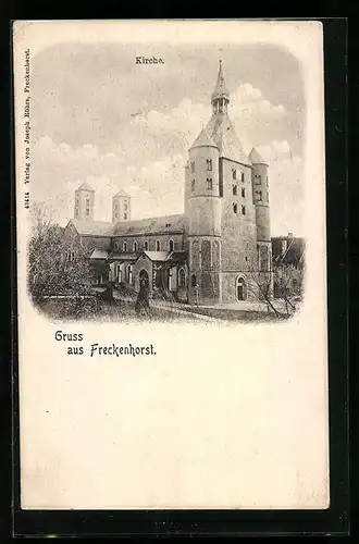 AK Freckenhorst, Blick auf Kirche