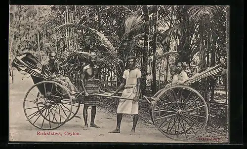 AK Ceylon, Rickshaws