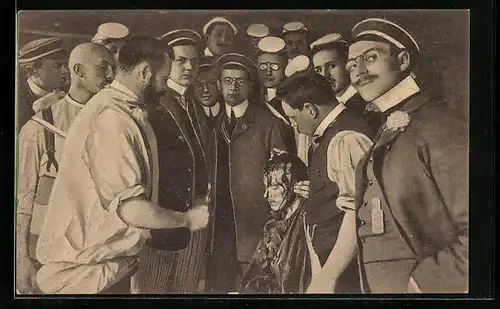 AK Heidelberg, Studenten nach der Mensur