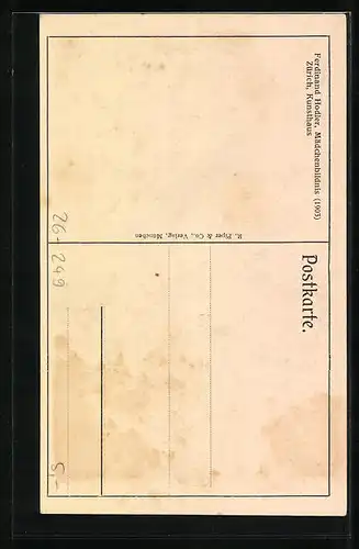 Künstler-AK Ferdinand Hodler: Mädchenbildnis (1903)