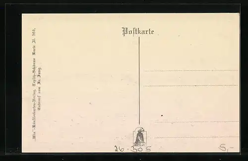 Künstler-AK Franz Jung-Ilsenheim: Sah ein Knab` ein Röslein steh`n