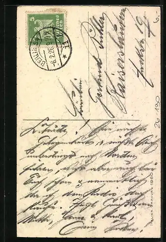 Künstler-AK J. Hardy: Pierrot mit einer Dame