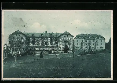 AK Bad Steben, Staatl. Schloss und Kurhotel