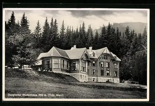 AK Adlersberg /Thür. Wald, Berghotel Stutenhaus