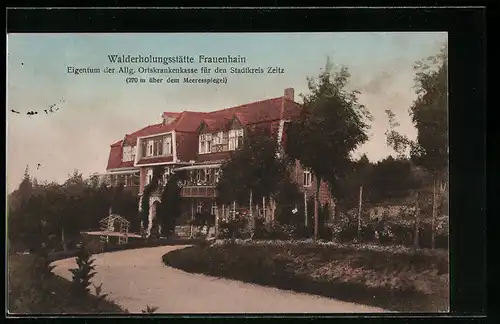 AK Frauenhain, Blick auf Walderholungsstätte