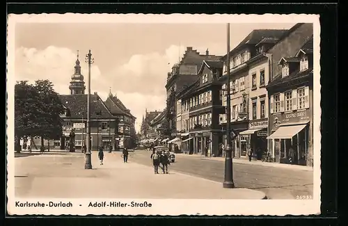 AK Karlsruhe-Durlach, Strasse