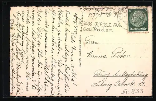 AK Karlsruhe-Durlach, Strasse