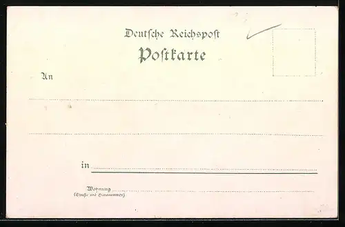 Mondschein-Lithographie Lübeck, Teilansicht mit Schiffen, Burgthor