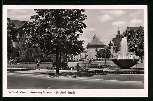 AK Kaiserslautern, Altenwoogbrunnen an der Dr. Frick-Strasse