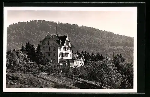 AK Baden-Baden, Hotel und Cafe Gretel