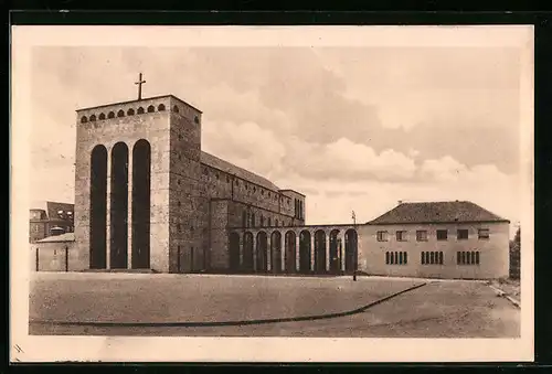 AK Frankfurt-Bockenheim, Katholische Frauenfriedenskirche, Zeppelin-Allee 99