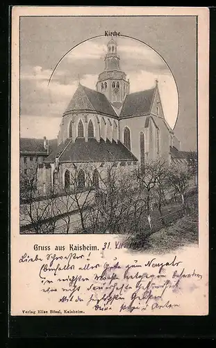 AK Kaisheim, Blick zur Kirche