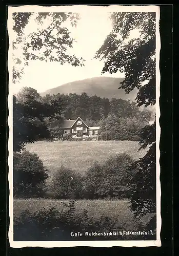 AK Falkenstein i. T., Café Reichenbachtal