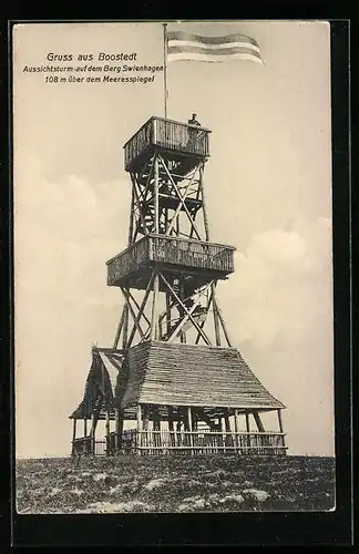 AK Boostedt, Aussichtsturm auf dem Berg Swienhagen