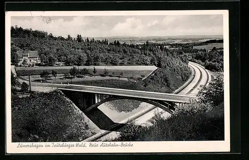 AK Lämershagen im Teutoburger Wald, Neue Autobahn-Brücke