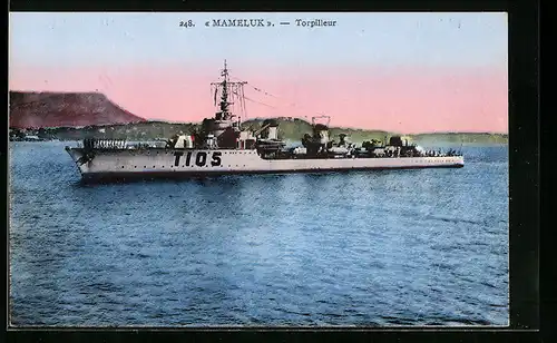 AK Kriegsschiff Mameluk T105, Torpilleur