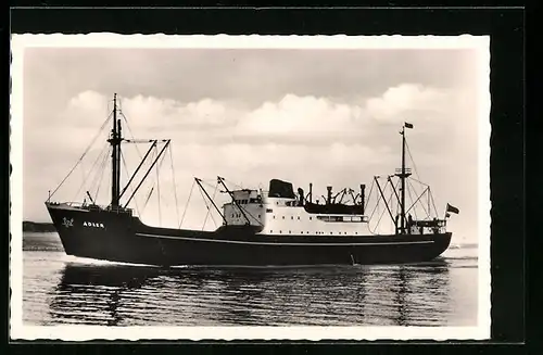 AK Handelsschiff MS Adler vor Küste
