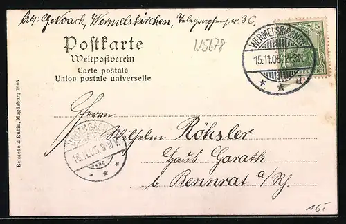 AK Wermelskirchen, Partie in der Köllnerstrasse