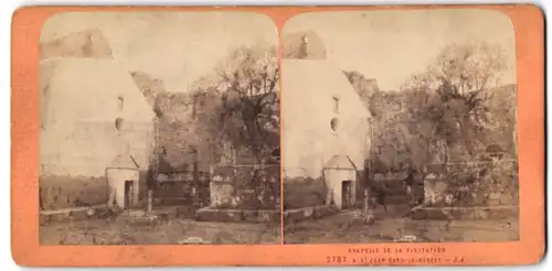 Stereo-Fotografie unbekannter Fotograf, Ansicht St. Jean-dans-le-Desert, Chapelle de la Visitation