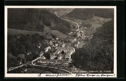 AK Fischingen, Fliegeraufnahme mit dem Kloster