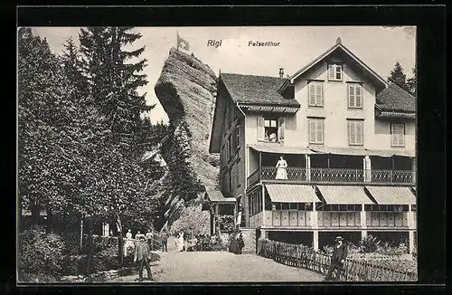 AK Rigi, Gasthaus am Felsentor