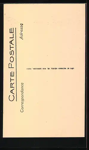 AK Paris, Cathédrale Notre-Dame, Le Choeur et la Nef