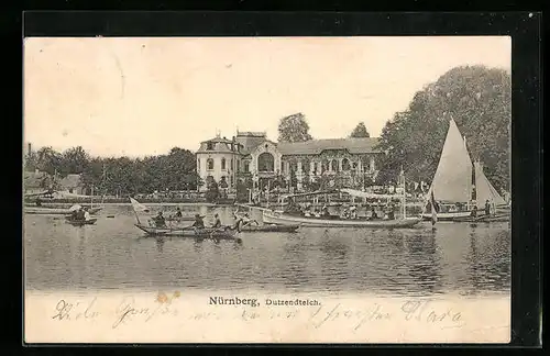 AK Nürnberg, Partie am Dutzendteich